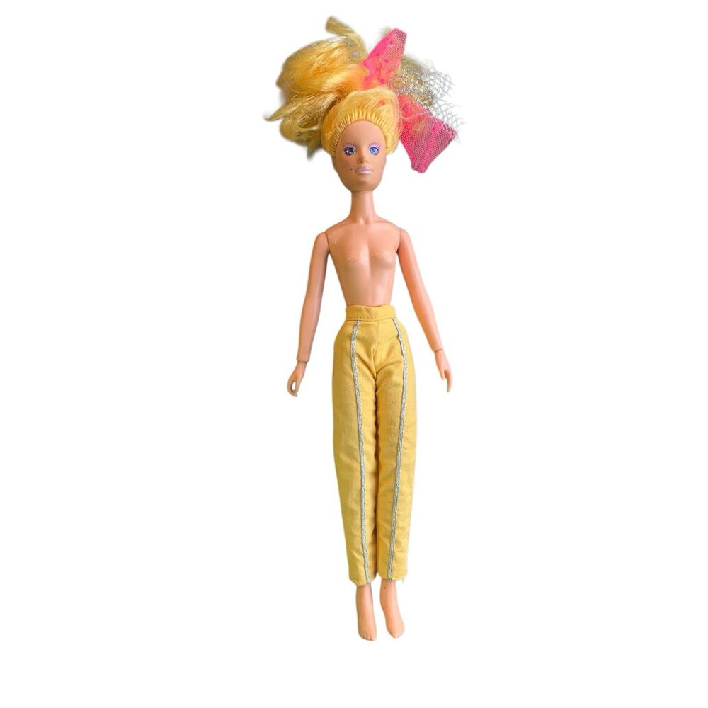 Vintage 1986 Hasbro Jem Truly Outrageous Holograms Doll w Pants Hair Accesso D10